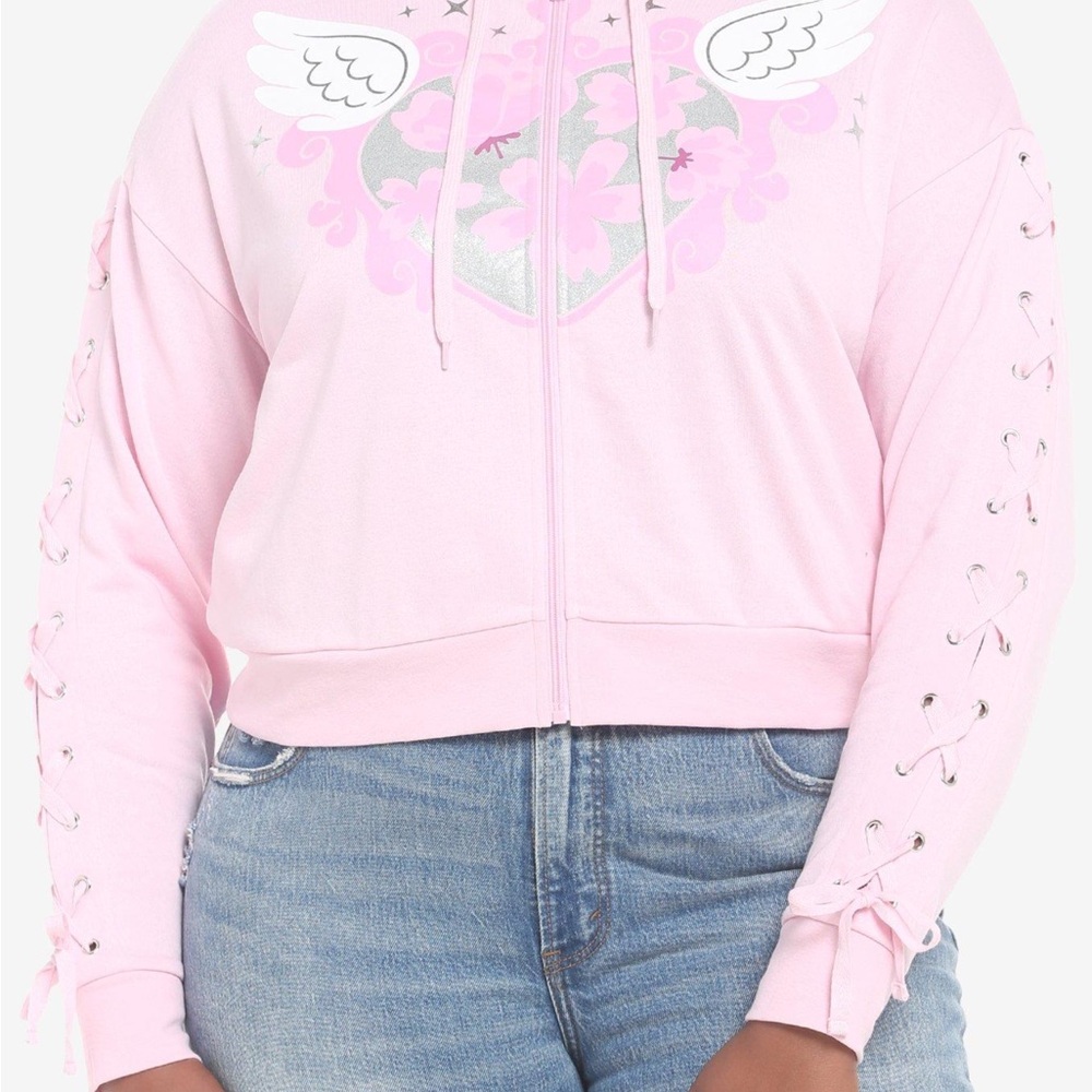 Pink Winged Heart Hoodie